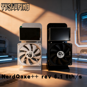 NerdQaxe++rev 6.1 6TH/s Microcomputer data processing server with Power Supply