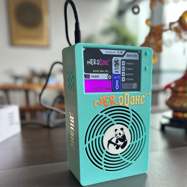 NerdQaxe++  4.8TH/s Microcomputer data processing server with Power Supply