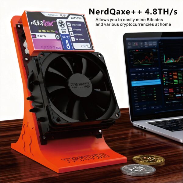 41 NerdQAXE++4.8TH/s 90W Asic Server BM1370 Home SOLO 12V 10A 50/60Hz
