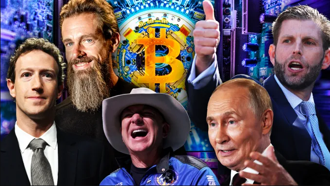 Clockwork Top L-R: Mark Zuckerberg, Jack Dorsey, Eric Trump, Vladimir Putin and Jeff Bezos Getty Images