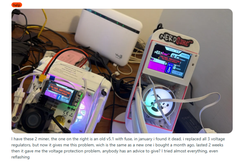 Why Your Bitaxe Miner Shows “Voltage Protection”
